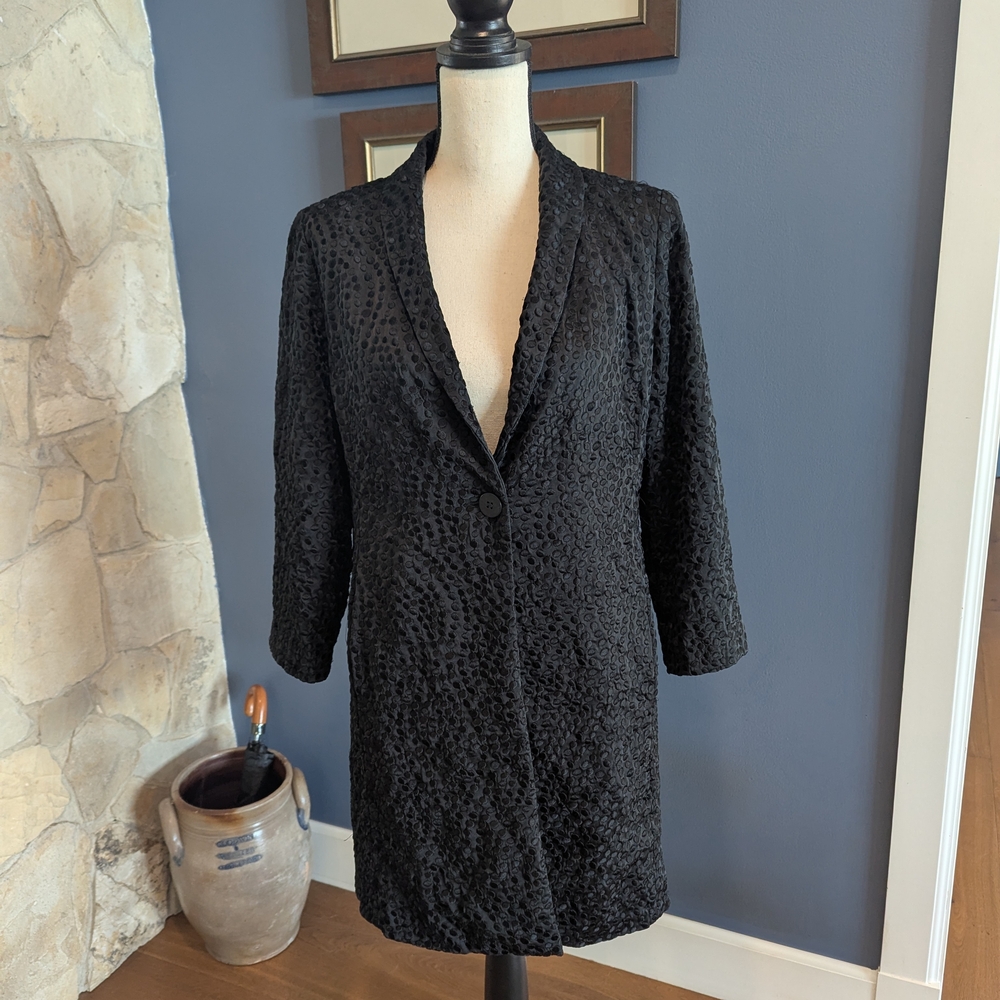 Eileen Fisher Pebble-Embroidered Jacket